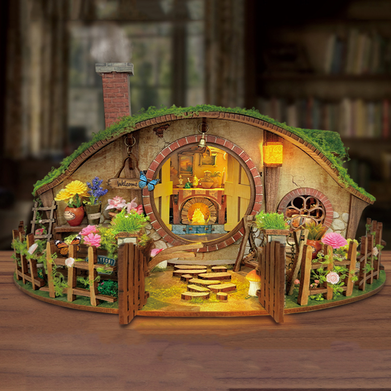 Wooden DIY Magic Ring Dollhous - đánh giá và giá Kids Toys 10 Year Old