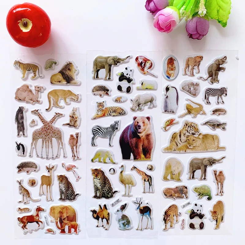 10 Sheets 3D Puffy Foam Animal - đánh giá và giá Kids Toys 10 Year Old