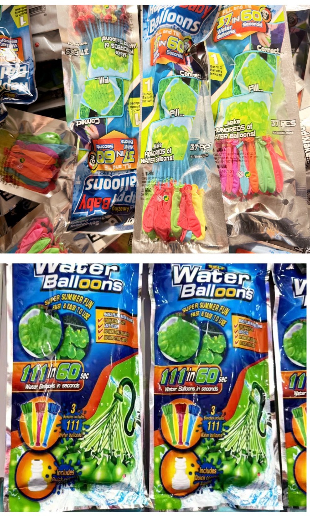 111pcs Self-Sealing Water Ball - đánh giá và giá Water Balloon Set