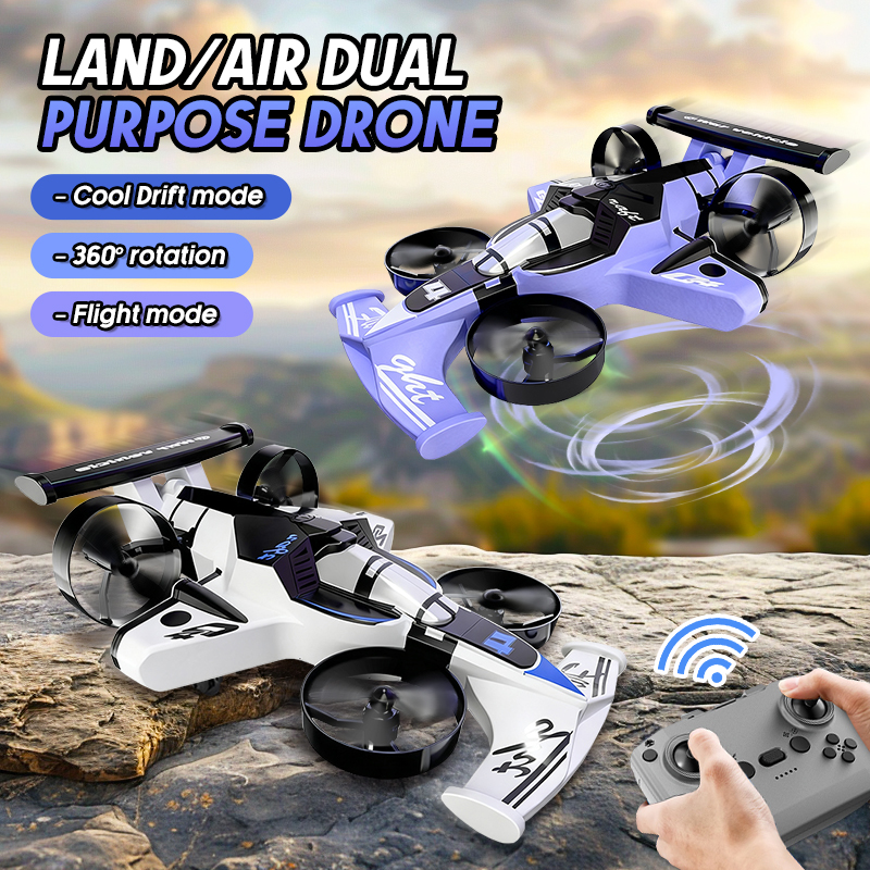2in1 Mini Drone Air-Ground Fly - đánh giá và giá Kids Toys Helicopter