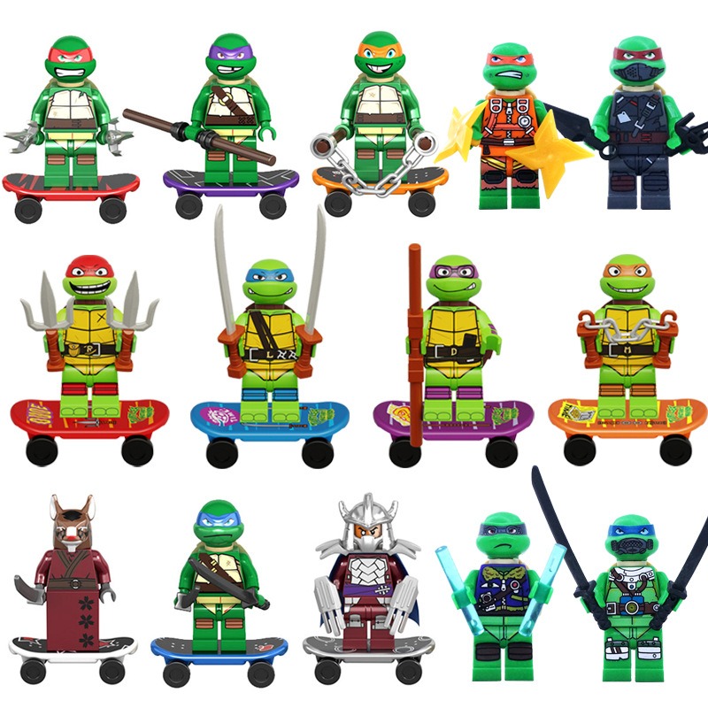 KDL831 cartoon series Teenage  - đánh giá và giá Lego Building Blocks