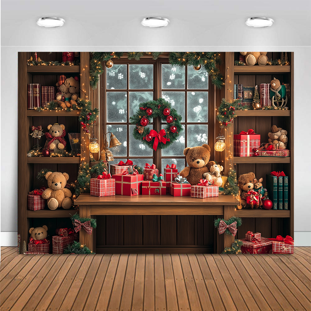 Christmas Windows Toy Bear Pho - đánh giá và giá Toys Background For Kids