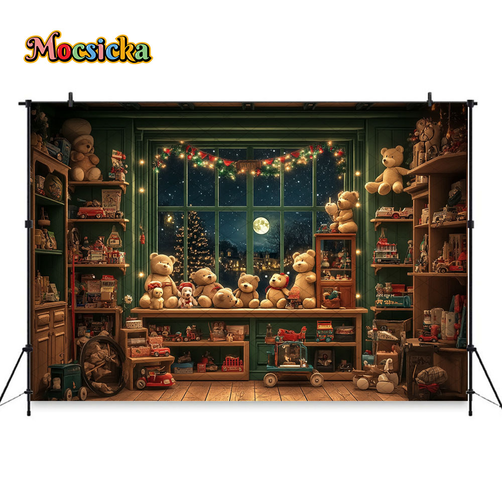 Mocsicka Christmas Night Windo - đánh giá và giá Toys Background For Kids