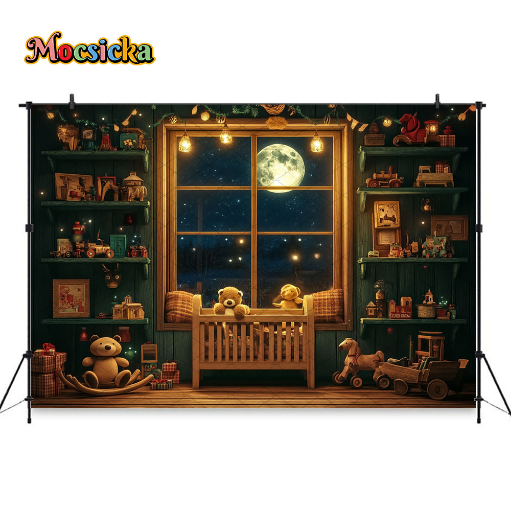 Mocsicka Christmas Night Windo - đánh giá và giá Toys Background For Kids